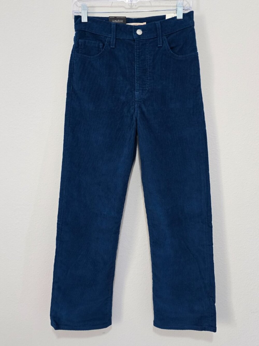 Levi's Premium Ribcage Straight Ankle Corduroy Pants 26 Blue Teal NWT
